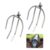 BLSGBUIDING 4 Inch Flap Gate for Flexible Downspout Extensions, 304 Stainless Steel Mechanical End Cap for Corrugated Drainage Pipes, Rust-Proof Debris Blocker & Flow Controller, 2-Pack