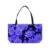 Blue Chrysanthemum Floral Weekender Tote Bag | Large Floral Beach Bag