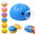 Blue Dumpling Squishies, Mystery Bubble Popping Dumpling, Hollow Plastic Dumplings Squeeze Stress Ball, Press and Pop Fidget Sensory Toy