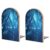 Blue Glowing Picture Book Ends Decorative Bookend