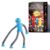 Blue Hero Fidget Toy, Sensory Pop Tube with Suction Cup for Airplane Activities, Stress Relief Gift for Autistic Kids Boys Ages 3-9, Stocking Stuffer