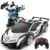 BLUEJAY Transform Rc Cars for Boys 4-7 8-12, 2.4Ghz Remote Control Car 1:18 Scale Transforming Robot, One-Button Deformation 360° Rotation Car Toy Gifts for Boys 3-5
