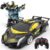 BLUEJAY Transform Rc Cars for Boys 4-7 8-12, 2.4Ghz Remote Control Car 1:18 Scale Transforming Robot, One-Button Deformation 360° Rotation Car Toy Gifts for Boys 3-5