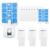 Blue Light Bug Catcher Indoor Plug in, Gnat Traps for House, Indoor Fly Trap for Fruit Fly, Moth and Mosquito, Flying Insect Catcher, 4 Device+8 Refills