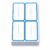 Blue Pap Label s, Self, 42 Blue
