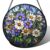 Blue Purple Daisy Birth Flower Stained Glass Style Suncatcher Window Hanging Decor Acrylic Jigsaw Puzzle 83 Pieces Irregular Pieces 7.4 in Door & Garden Decor Holiday Gifts for Women Men and Friends