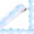 Blue Rolled Border Trim 65 ft for Bulletin Boards, Walls, Desks Decoration