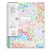 Blue Sky 2026-2027 Weekly and Monthly Academic Year Teacher Lesson Planner Calendar, July 2026 – June 2027, 8.5″ x 11″, Clear Pocket Cover, Wirebound, Laminated Tabs, Storage Pocket, Ditsy Dapple Light