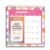 Blue Sky 2027 Monthly Desk Calendar with Easel Stand, 6.06″ x 6.38″, Capri