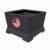 Blue Sky Outdoor Living 22″ Square Peak Smokeless Fire Pit with Two Included Flag Medallions