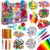 Blue Squid 2000+pcs Craft Kits for Kids, Ages 4-9 Girl Boys Gifts Arts and Crafts for Kids Craft Kits Toys for 4-9 Year Old Girls Boys Birthday Presents Gifts Crafts for 4-10 Year Olds