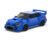 Blue Supercar DIY Building Block Set, Creative Vehicle Model Kit for Teens and Adults, Collectible Display Toy