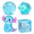 Blue Taba Squishy Fidget Toys, Bear Cube Gummy Masonry Ice Stress Balls for Kids and Adults, Squishies Stress Cube, Sensory Toys Fidgets for Classroom Prize, Birthday Gifts Party Favors