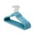 Blue Velvet Clothes Hangers, 10 Pack, Non-Slip Space Saving Closet Hangers with Swivel Hook for Shirts, Dresses & Pants