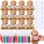 Blueweenly 192 Pcs Make Your Own Stuffed Animal Lion Kit Including 6 Inches Soft Lion Plush with White T Shirt and 12 Colors Pens for Birthday Favors Forest Party Crafting Gifts