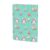 Blue Wooden Easter Eggs Bunny Rabbit Book Sleeve