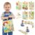 BlueWood Wooden Busy Board for 18+ Months, Activity Center for Toddlers