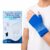Blue Wrist & Thumb Ice Pack Wrap, Reusable Gel Cold Hot Compress for Carpal Tunnel Arthritis Tendonitis Comfort, Ergonomic Hand Ice Pack for Typing Sports, Women Men, Size M by Sooshoom (Blue, L)