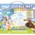 Bluey Imagine Ink Water Surprise Doodle Mat, Mess-Free Reusable Drawing Activity Set, Water Pens, Stencils, Stamps, Coloring Book for Kids Ages 3+