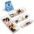 BLULEE 4-in-1 Expandable Drawer Organizer Set, Adjustable Clear Bins