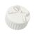 BLULILY Tabletop Necklace Organizer Box with White Glazed Body