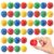 Blulu 24 Pack Bocce Stress Balls 4cm PU Foam Stress Relief Balls Soft Squeeze Fidget Toys for Kids & Adults, Bocce Style Party Favors, Classroom Rewards, Office Toys Bulk