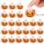 Blulu 24 Pcs Halloween Party Favors Pumpkin Ghost Fidget Keychain Halloween 3D Printed Button Pendants for Gift Bags