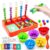 Bmcndq Counting and Color Sorting Toys for Toddlers, Clip Bead Matching