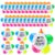 Bnuxpuuo 28 Pcs Flower Highlighters Bulk, Flower Shaped Highlighter Pen 5 in 1 Highlighter Pen, Motivational Petal Highlighters for Office Supplies, Fluorescent Pens in 5 Colors for Adults