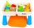 Bo-Toys Beach Sand & Water Activity Table for Kids – Portable Play Table with Lid, Toys & Storage – Outdoor Backyard Summer Toy Set with Shovel, Watering Can, Boat & Molds