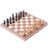 Board Games Folding Wooden Chess Set Classic Vintage Standard Foldable Games Board Crafted Carved 30 * 30cm