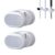 BOAVDRFPN Wall Mounted Mop Broom Holder – [New-Upgrade] No-Drilling Mount Non-Slip and Organizers for Bathroom, Garden and Kitchen for /178(Gray-2pc)