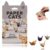 bobknow 50PCS DIY Paper Cats Origami, Cute Cat Origami Set, Cute Desktop Animal Ornaments Easy to Fold & Install, Handmade Gifts for Cat Lovers (with Instruction Manual)