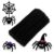 BOBPPOP 200 Pieces Premium Black Chenille Stems, 12-Inch Extra Fluffy Pipe Cleaners for Crafts, DIY Floral Arrangements, Home Decor (30cm)