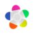 bociya Fluorescent Highlighter Pen Built in Spinner 5-Color-in-1 Highlighter Marker