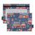 BOENLE Fire Trucks Pencil Pouch for 3 Ring Binder, 2 Pack Waterproof Pencil Bags Clear Window Zipper School Office Supplies