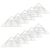 BOGEEL 10Pcs Set Square with 180 Degrees Protractor Multifunction Geometry Set Square Angles-Measuring Instrument for Drafting, C
