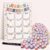 Boho Classroom Birthday Poster Set for Teachers, 112 Stickers and Marker