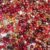 Boho Scarlet Mix Pony Beads – Red Earth Tones Aesthetic – for Bracelets & Jewelry, Made in USA (500 pcs) 6x9mm Large Hole Plastic Beads for Kandi Crafts, Concert Festival Bracelets, Arts & Crafts