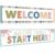Boho Welcome Classroom Decorations Colorful Rainbow Awesome Things Start Here Bulletin Board Decor Pastel Welcome Banner Poster for Pre Elementary Middle School Wall Signs Supplies Teachers Kids