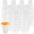Bokon 200 Pack White Plastic Cups 16 oz Disposable Party Drinking Cups for Birthday Wedding Christmas Party Picnics Camping Beverage