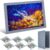 Bokon Felt Puzzle Board 2000 Pcs 46 x 31 Inch Large Jigsaw Puzzle Mat with 6 Portable Sorting Tray Holder, Foldable Saver Storage, Sheets Keeper Organizer and Gray Pad, Birthday Gift for Jigsaw Lover