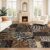 Bold Adventure Rugs for Bedroom Zebra Tiger Leopard Print Collage Animal Pattern Rugs for Living Room, Animal Carpet, Indoor Washable Rug, Non Slip & Low Pile Home Decor 5 x 7ft
