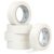 BOMEI PACK 5Rolls White Masking Tape 36mm x 55yds, General Purpose Thin White Painters Tape for Painting, Labeling, DIY Crafting, Decoration and School Projects, Total 275yds