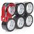 BOMEI PACK 6 Rolls Black Heavy Duty Packing Tape with red Dispenser, Packaging Tape 1.88 Inches x 60Yards, 2.5mil Industrial Shipping Tape for Moving Shipping, Office & Storage