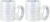 BOMEI PACK 8Rolls Clear Tape Refills for Dispenser, Transparent Gift Wrap Tape 3inch Core for Home, Office, 3/4inch x 60yds (Pack of 2)