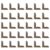 Book Corner Protectors Edge Guards 100pcs Vintage Iron Metal Coffee