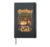 Booked With My Cat Cozy Bookworm Library Hardcover Journal, Black