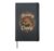 Book Lover Reading Makes Me Cappy Reader Capybara Hardcover Journal, Black