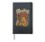 Book Lover Reading Makes Me Cappy Reader Capybara Hardcover Journal, Black